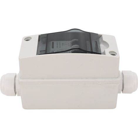 Disjoncteur CC/CA 32 A pour installation photovoltaïque solaire avec boîtier étanche sur rail DIN, 12-400 V CC / 90-400 V CA (1/5)