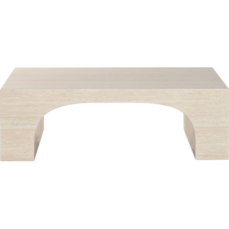 Mesa Centro Madera 121,5X76,5X39,5 Travertino (1/5)