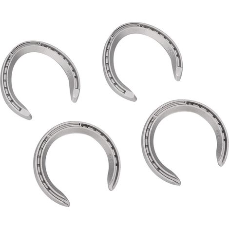 Kit de 4 fers à cheval en alliage d'aluminium, accessoires d'équitation, type 6 (1/5)