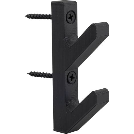 Mantelhaken Sinon für Akustik- und Designpaneele 90mm schwarz (1/2)