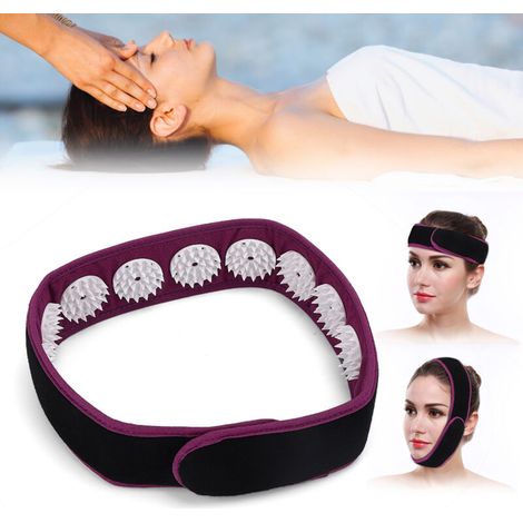 Bandeau d'Acupression pour Migraines et Relaxation - Accessoire Yoga et Méditation - Violet (1/5)