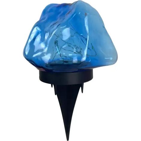 Wasserdichte, juwelenförmige Solarlampe aus Kunststoff für den Außenbereich, ideal zur Dekoration von Garten und Wegen, perfekt für Landschaftsgestaltung und festliche Anlässe. - Crezuo