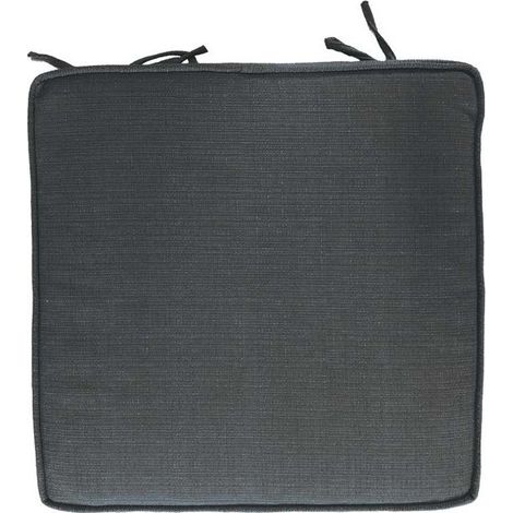 Galette Outdoor Tela Odalys Carbón 40x40x5cm - Tela
