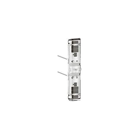 Voyant Témoin Easy-Led à LEDs blanches Mosaic - Socle orange - 067685L (1/7)