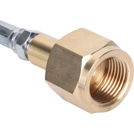 W21.8-14//TR21-4 CO₂-Flaschen-Nachfüllschlauch-Adapterset (127 cm), Zubehör für kohlensäurehaltige Getränke, Blau (1/5)
