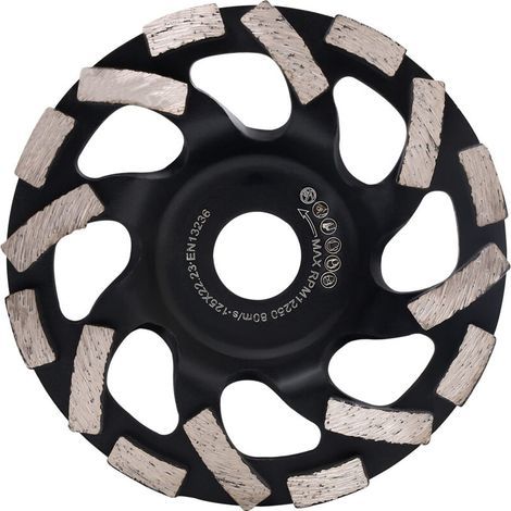 125 mm diamond grinding disc – for grinding concrete, stone and granite – vents for dust removal. (1/5)