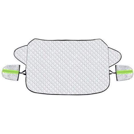 Couverture Pare-Brise Voiture, Bâche Pare Brise Protection Magnétique Couverture Repliable, Pare-Soleil de Voiture, Universelle pour Voiture Anti Givre, Neige, Glace, 147 x 100cm (1/4)