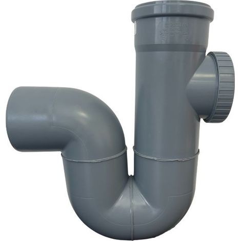 Sifone Verticale Aperto in Polipropilene : Diametro - 125 mm ( tappo Ø 100 mm)