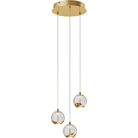 Pendelleuchte "Hayley" aus Glas für Wohnzimmer & Esszimmer von Lucande (1/5)