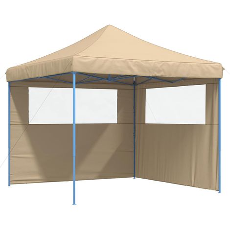Tente de fête Beige 292 x 292 x 315 cm Tissu Oxford (1/5)