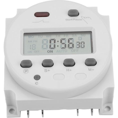 CN102A Digitaler LCD-Elektronik-Timer mit Countdown-Funktion und Zeitschaltuhr (220 V) (1/5)