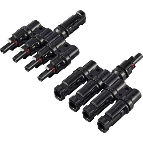 Sygonix Solaradapter T-Verbinder (4 zu 1) 1000V SY-6408002 Spina a Y (1/4)