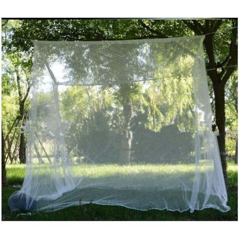 Moustiquaire Extérieur Moustiquaire XXL Jardin, Moustiquaire de Lit Double, Carrée Moustiquaire Intérieur Mobile pour Balcons, Pergolas, Piscines, Patios, Jardins et Camping-220200200c (1/4)