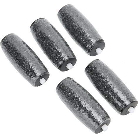 Lot de 5 têtes de meulage de rechange pour lime électrique multifonctionnelle à pieds (1/5)