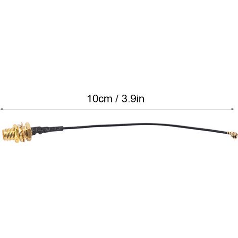 Câble d'alimentation d'antenne IPEX vers SMA-K de 10 cm, câble de raccordement pour module de reconnaissance faciale d'armoire de capteurs et d'acquisition de données U.FL (1/5)