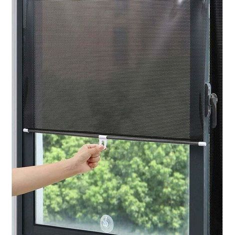 Verdunkelungsrollo ohne Bohren – Einziehbares Sonnenschutzrollo – Saugnäpfe für Fenster der Größe 50 x 125 cm – UV-Schutz (1/5)