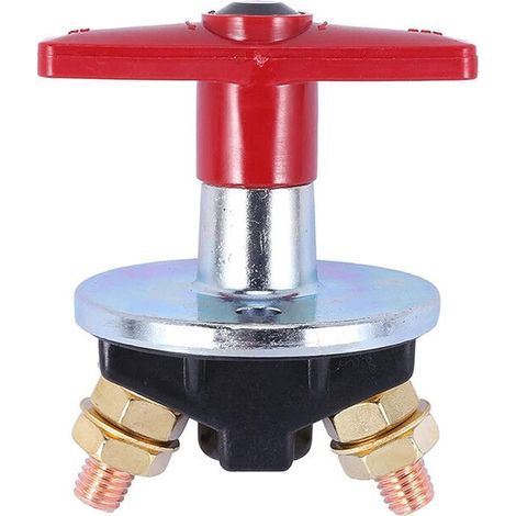 Isolateur de batterie à clé fixe de 200 ampères, interrupteur de mise à mort 12V / 24V, interrupteur électrique robuste, accessoires de voiture-OUYLAF (1/4)