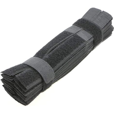 50 pezzi di cinghie di fissaggio, corde per riporre oggetti, fascette elettriche, clip per laptop per TV da 7 pollici