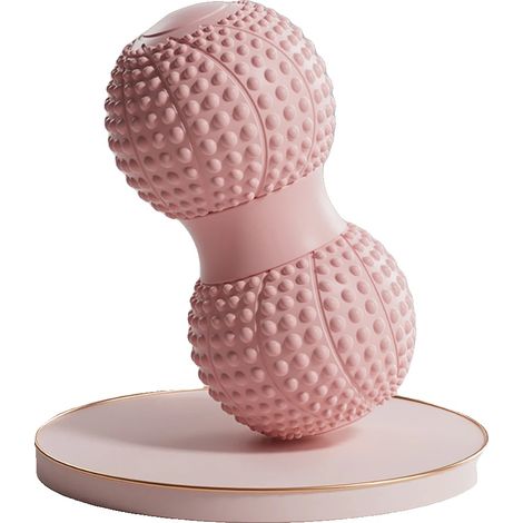Massageball, hochdichtes TPE, myofasziales Entspannungswerkzeug, rosa 13 x 6.5CM (1/2)