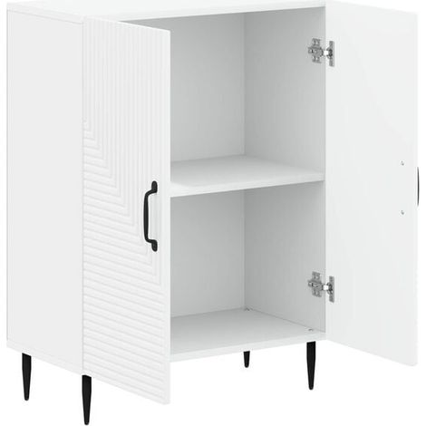 Meuble de Salle de Bain avec Rangement, Armoire Blanche pour WC, Étagère de Douche Étanche, Organisateur Mural Moderne (1/5)
