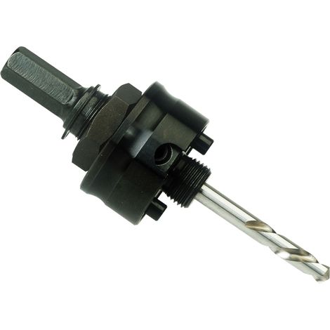 Bahco Quick-Change Mandrel for Carbide-Tipped Hole Saws, 32mm Diameter x 210mm Length, with 11.1mm Shank Diameter