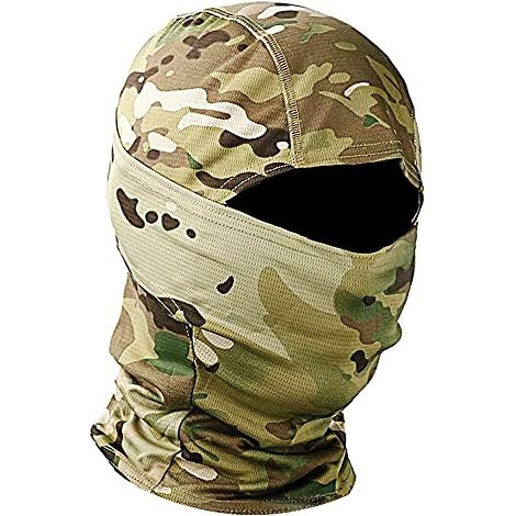 Casquette camouflage pour homme, cache-cou tactique militaire chaud