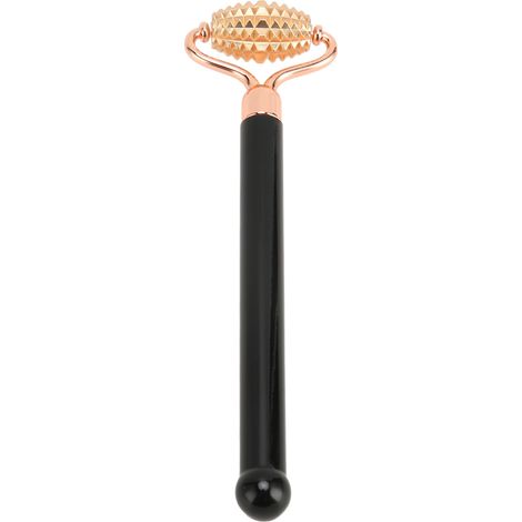 Geräuschloser Gesichtsroller aus Aluminiumlegierung zur Hautstraffung, Reduzierung von Schwellungen und Falten, Anti-Aging-Gesichtsmassagegerät (1/5)