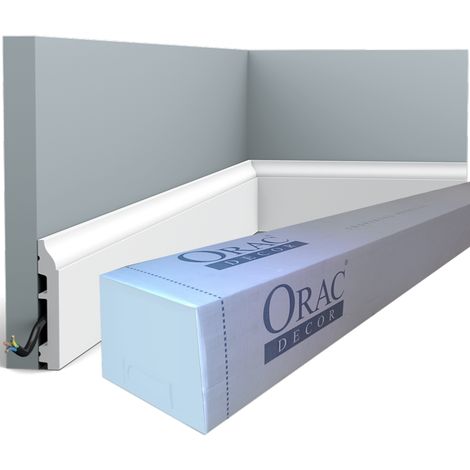 SX172 Plinthe Orac Decor - 8,5x1,4x200cm (h x p x L) - plinthe décorative polymère Pack 2 pièces
