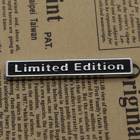 GROOFOO Haihuic 3D Black Metal Car Limited Edition Logo Emblem Sticker Décalcomanie pour Camion de Voiture Fender Sticker Décoration arrière Voiture (1/5)