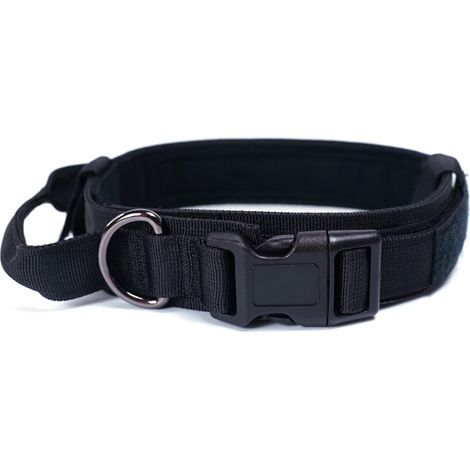 Collier Chien Réglable Nylon Poignée Métallique Robuste pour Dressage - Collier Chien (1/5)