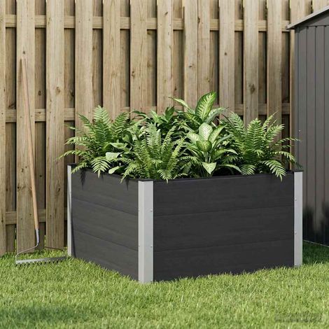 Teenpull – Hochbeet Schwarz 100 x 100 x 54 cm (1/5)