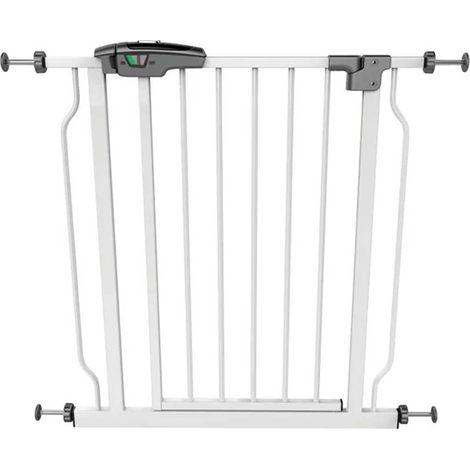 cancelletto bimbi armonia "clic-clac" bianco in metallo 75x78h cm (1/5)