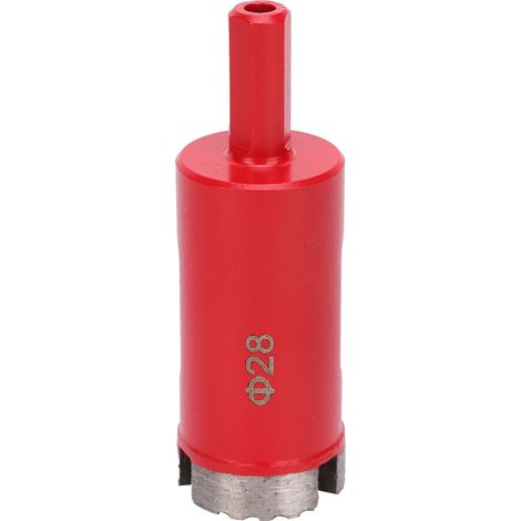 Diamantbohrer mit Wellenzahnung für Bohrungen in Keramik, Marmor und Granit, 28 mm Durchmesser