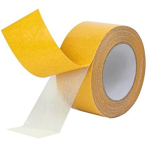 Hochleistungsfähiges, doppelseitiges Montageklebeband, 5 cm x 20 m, doppelseitiges Klebeband für Textilien, rückstandsfrei, für den Einsatz zu Hause und im Büro (1/5)