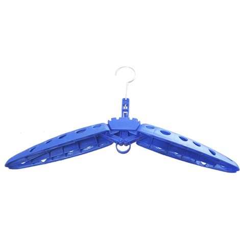 Cintre pliable en plastique pour combinaison de plongée, larges aérations pour séchage rapide, design compact, support antirouille, (1/5)