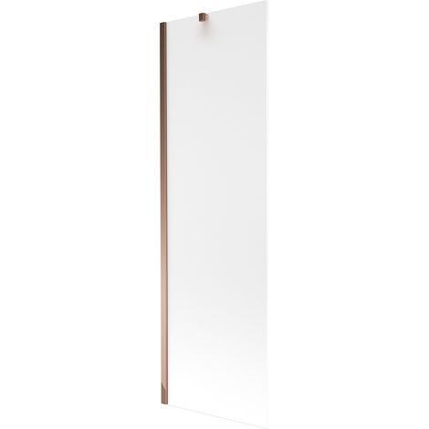 Mexen Next paratia da bagno 1-anta 60 x 150 cm, brina, oro rosa - 895-060-000-00-30-60