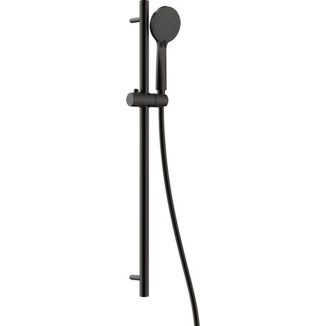 Deante Ensemble de douche 3 fonctions noir mat acier