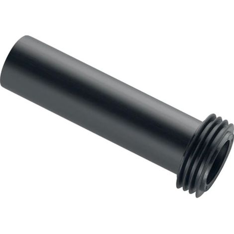 Geberit Spülbogenverlängerung mit Manschette D 45mm, Länge 40cm, Schwarz (1/4)