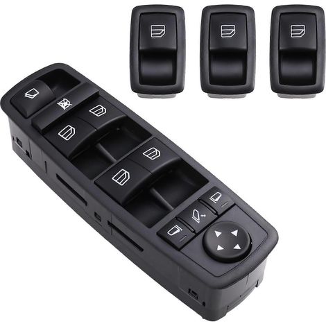 Console de boutons de commande de lève-vitre A2518200510 A2518300590 pour Mercedes-Benz W251 X164 Classe GL R GL320 R350 (1/5)