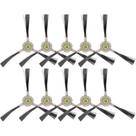 (10 pièces) Brosse latérale pour Lefant M1, M320, M310, M210B M213S M210S M210 M213 OKP K2 K3 K3A K4 K5, kit de brosse latérale pour aspirateur robot, accessoire de brosses latérales de remplacement (1/5)