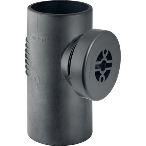 Geberit Ouverture de nettoyage silencieuse db20 307333141 DN 70, 90 degrés, ouverture de service ronde (1/3)