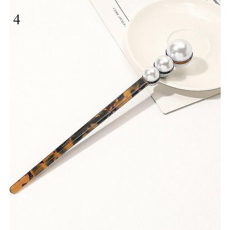 Retro-Haarspangen aus chinesischem Acetat für Damen, Haarknotennadeln - 9 - C4 (1/3)