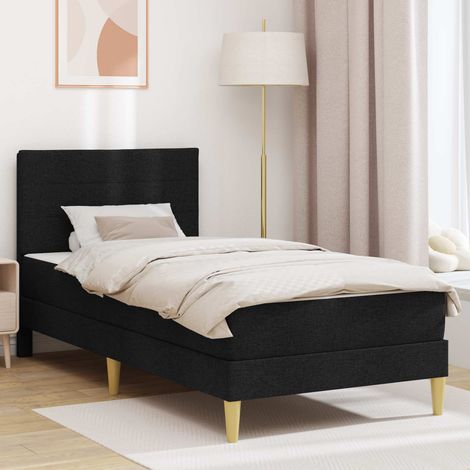 Bettrahmen Schwarz 100 x 200 cm Polyester