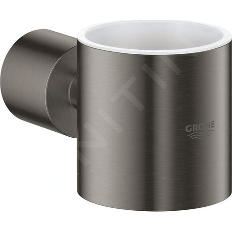 Grohe Atrio - Porte gobelet/porte-savon, Hard Graphite brossé 40304AL3 (1/5)