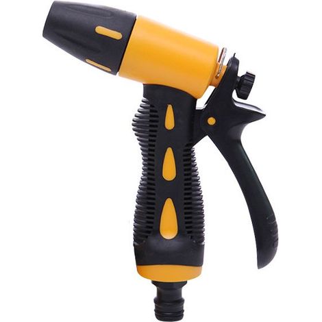 Pistolet à eau de lavage de voiture à fonction unique, pistolet à eau de lavage de voiture domestique, vente en gros, pistolet à eau réglable, pistolet à eau de jardin à haute pression (1/5)
