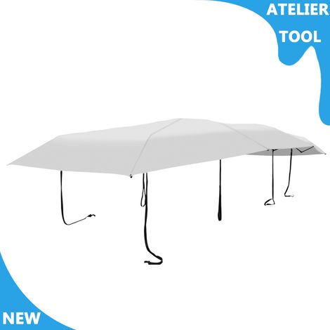 ATELIER 15.097.55ft couverture de canopy de voiture de tente d'ombre de soleil de voiture avec sac portable (1/5)