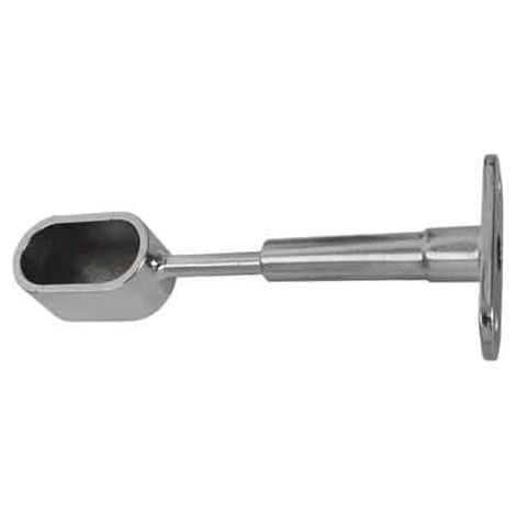 Reggitubo Laterale Chiuso Ovale 15 x 30 mm Ottonato 10 Pezzi (1/2)