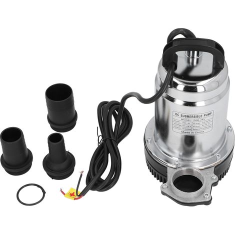 Pompe à eau solaire DC24V 260W, puits profond, Submersible, avec connecteur de sortie 1/1,5/2 pouces, pour ferme