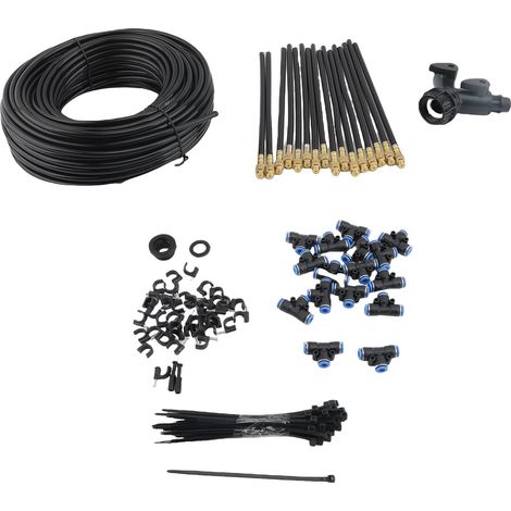 Système irrigation goutte à goutte 360° réglable – Kit arrosage automatique jardin patio plantes, jardin (1/5)
