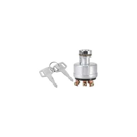 Interruptor de encendido/arranque con palanca para conductor de cable de 6 terminales, 2 llaves, compatible con Kobelco SK2003 SK2005 SK1205 (1/4)